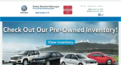 Desktop Screenshot of ganleywestsidevolkswagen.com